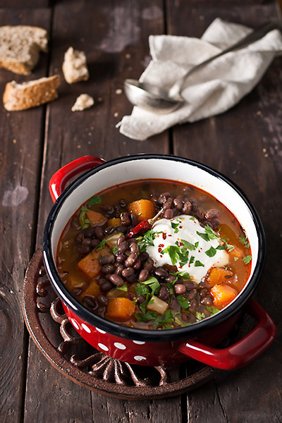 Adzuki Bean and Butternut Squash Soup