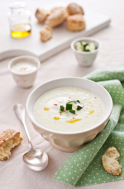 Chilled Cucumber Yogurt Soup 