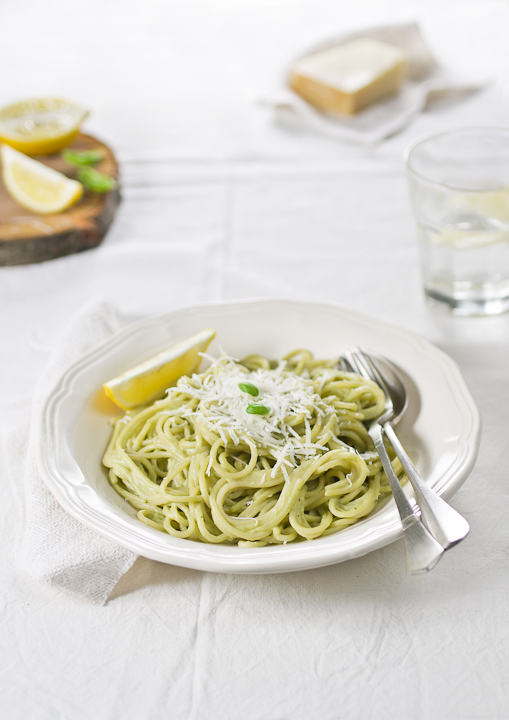 Creamy Avocado Spaghetti